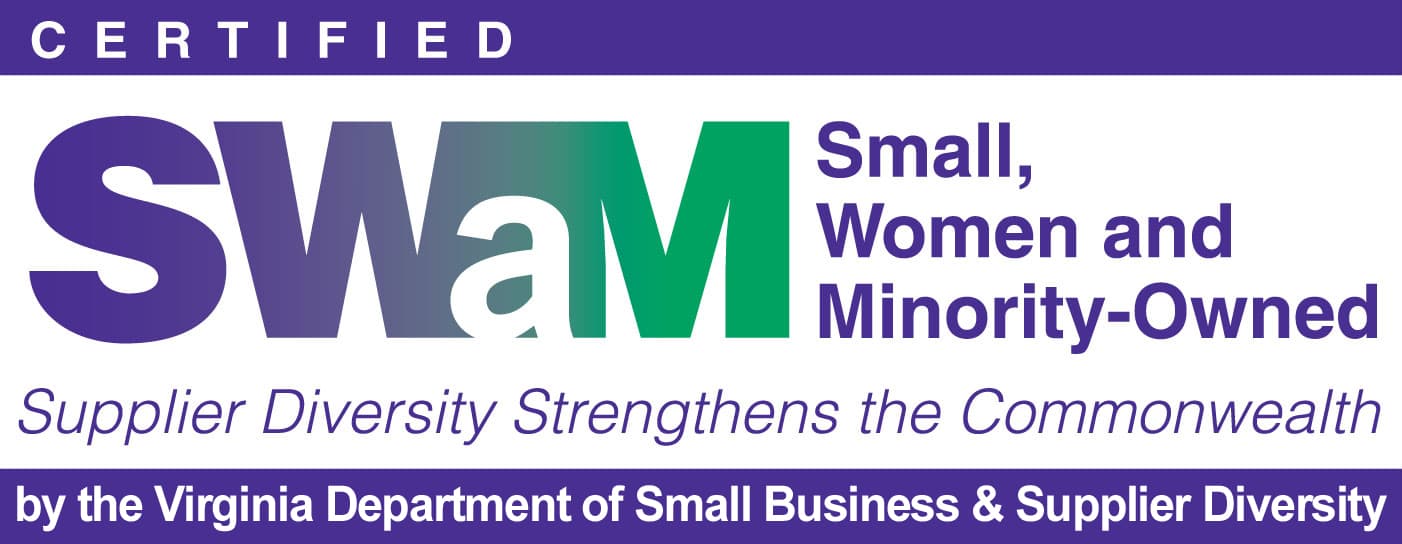 Virginia SBSD SWaM Certified — Small, Minority-owned, Service-Disabled Veteran-Owned, Military Family-Owned Business